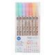 Felt -Tip stylos BrushPennen Double-Side, 7e.