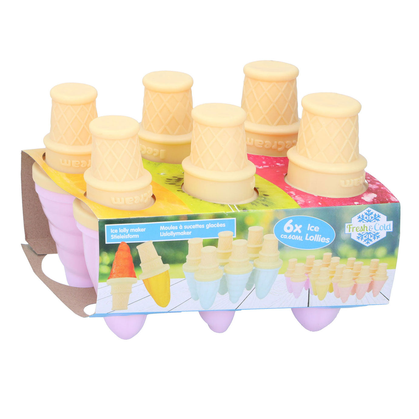Iceolly Maker 60 ml, 6dlg.