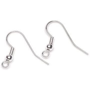 Vaessen creative • boucle d'oreille 5mm 8 argent