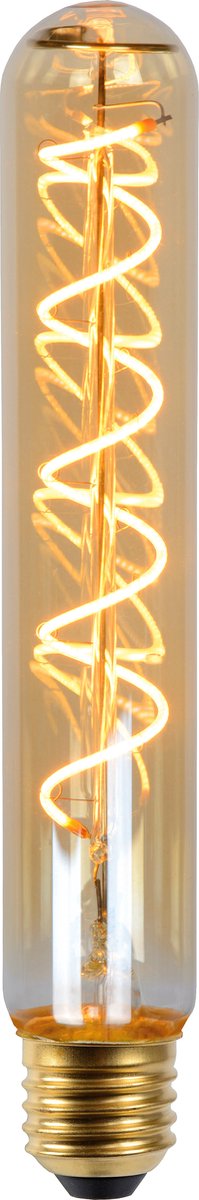 Lucide t32 - lampe à filament - ø 3,2 cm - LED dimmable - E27 - 1x4,9W 2200K - ambre