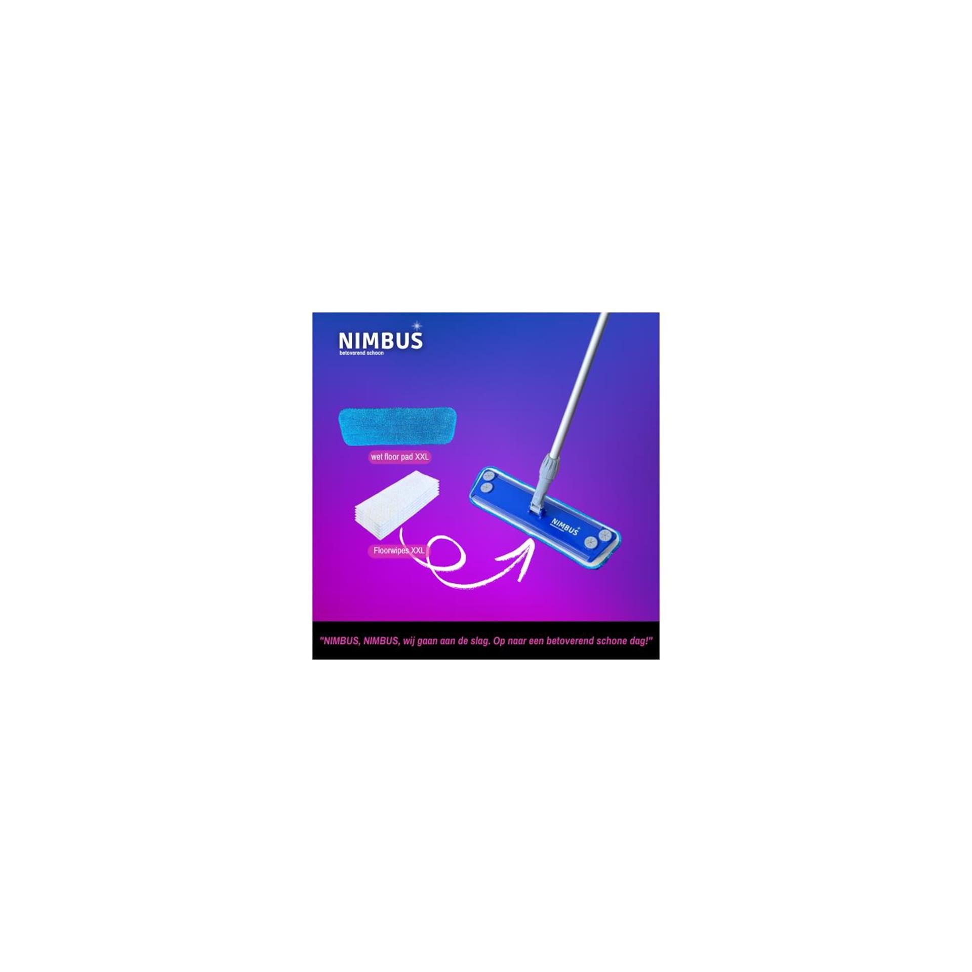 Kit de démarrage 2 en 1 pour essuie-sol Nimbus