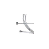 câble intérieur frein à tambour 225 cm acier inoxydable argent - afbeelding 1