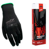 Gants d'atelier de cyclon pu-flex grand m.9 noir-vert par 3 sets