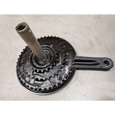 Shimano Crankset 3 x 9 Speed ​​FC-MT210-3 avec 175 mm Crankarm 40-30-22T noir