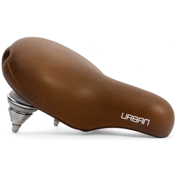 Bicycle Saddle Urban XL - Matt Dark Brown (sur carte)