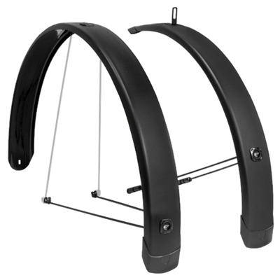 EuroFender EF Mudguard Set Tempo Square 28 pouces 65 mm noir