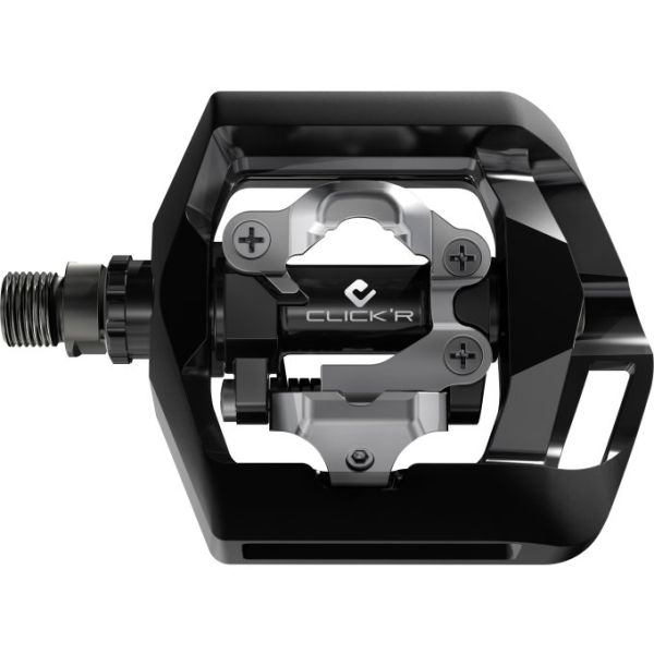 Ensemble de pédales Shimano Click'r T421 Platform + SPD monomorolique avec SM-SH56 Images noires