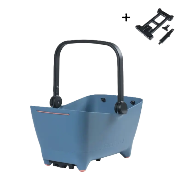 Panier de vélo pour chien Basil buddy, mik - denim délavé