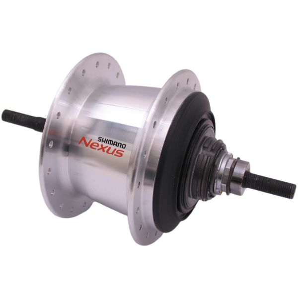 Shimano Gear Hub 7 Speed ​​Nexus 7 SG-C3001 pour les greffes Velgrem 36 trous argent