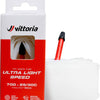 Vittoria ultra léger vitesse 700x25 30 sv tube tpu 40mm