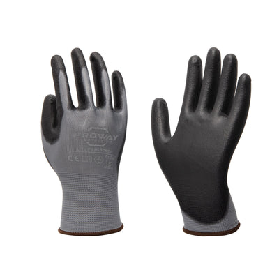 Baten trading company gant en nylon polyester enduit pu noir xl