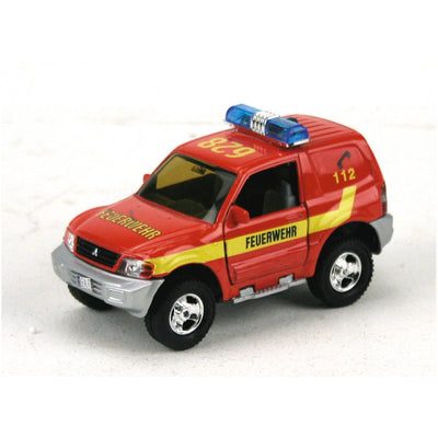 Camion de pompier de base allemand avec son