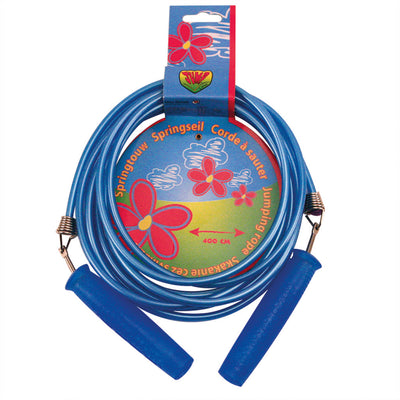 Corde de saut en plastique de base avec plumes 4 m