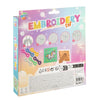 Ensemble de broderie Moxy dans un cadre 15x15cm