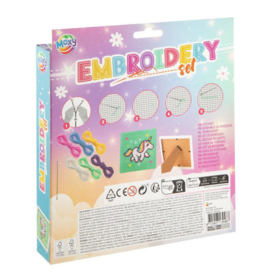 Ensemble de broderie Moxy dans un cadre 15x15cm
