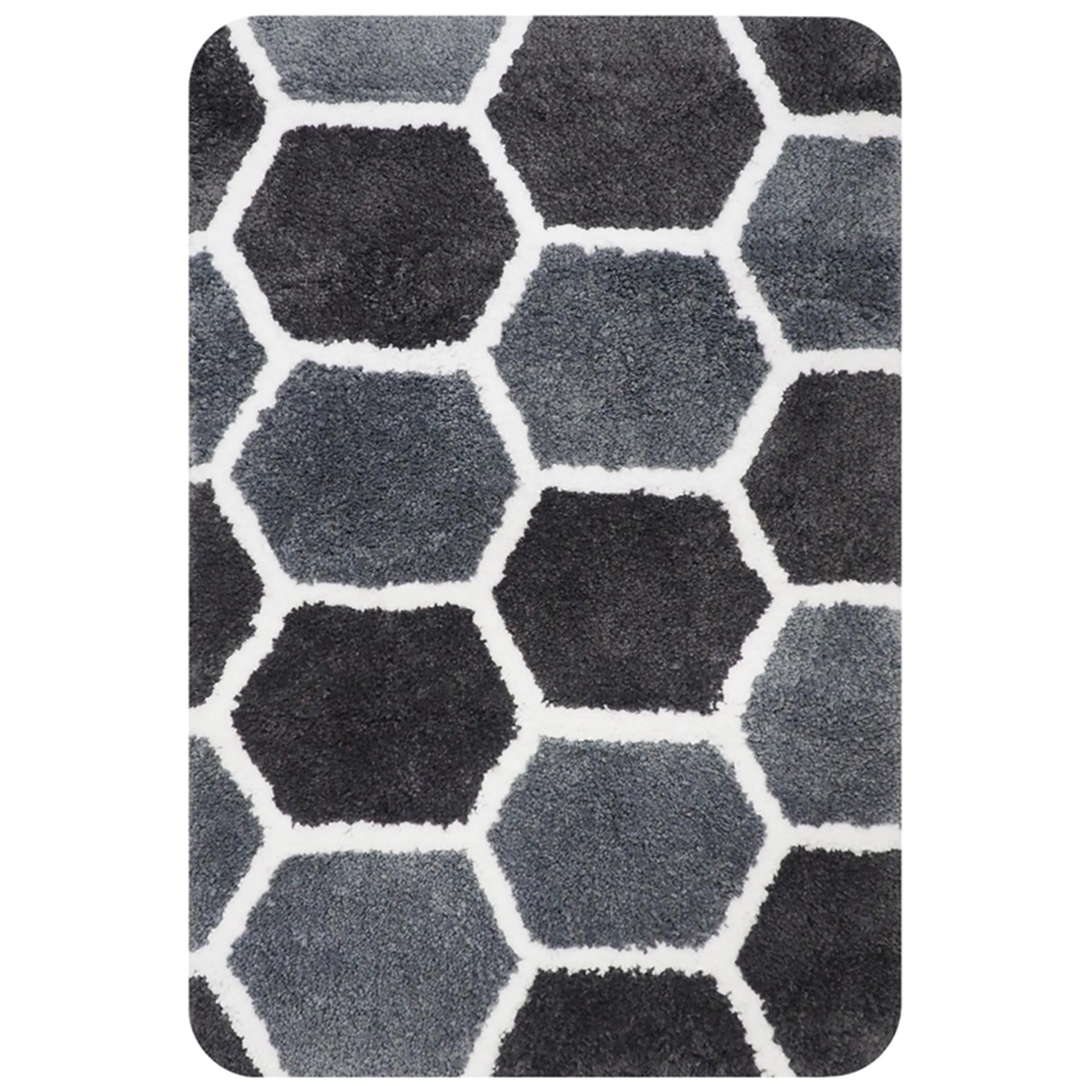 Maison néerlandaise House House Rennes Bathmat 60x90 cm Gray