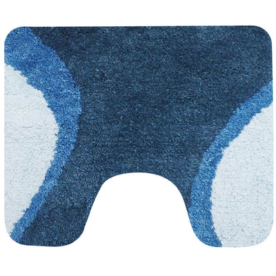 Maison néerlandaise House House Mat de toilette Metz 60x50 cm bleu