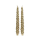 Bougie de dîner Decoris Sapin de Noël lot de 2 ø2,1xh25cm