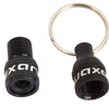 Adaptateur de valve Quaxar avec porte-clés