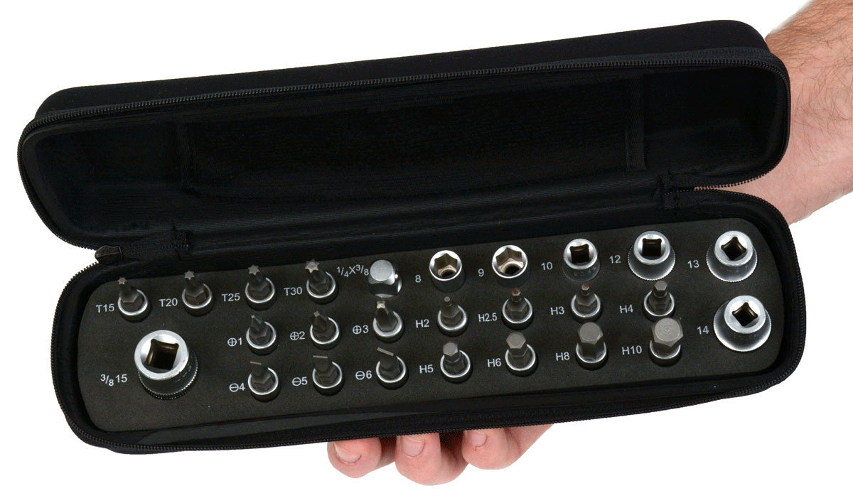 Jeu d'embouts Radon Pro, 25 pièces