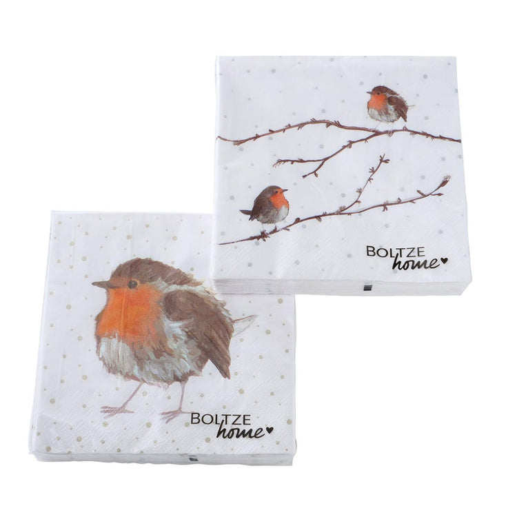 Boltze home serviettes robin