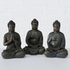 Boltze home Statue Bouddha h10cm résine synthétique