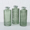 Boltze home vase adore verre h13cm vert