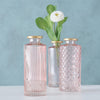 Boltze home vase adore h13cm verre rose