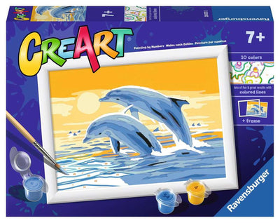 Ravensburger Creart peinture sur la chanson Dolphins gaies