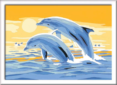 Ravensburger Creart peinture sur la chanson Dolphins gaies