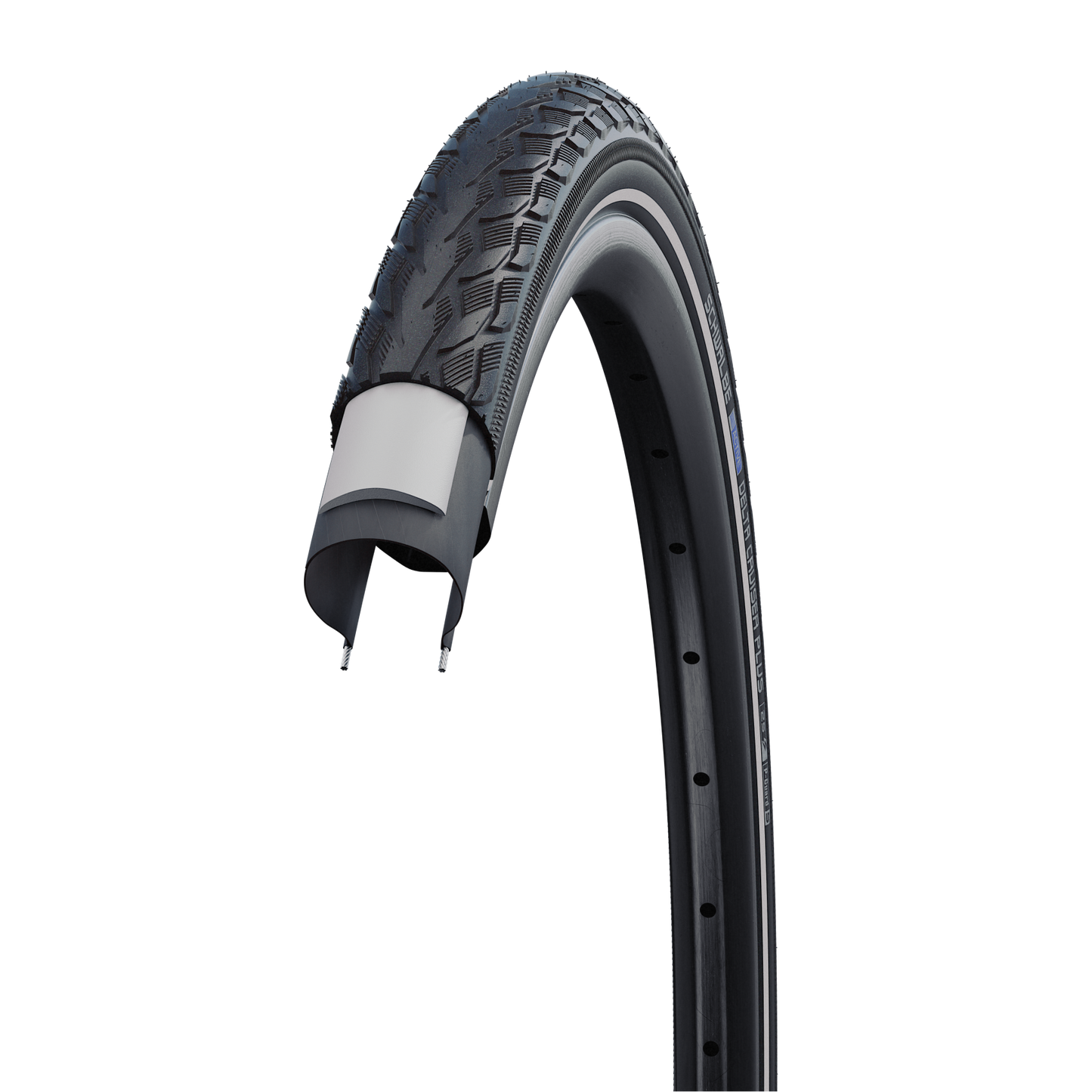 Cruiser delta de pneu extérieur plus 28 pouces 40-622 noir