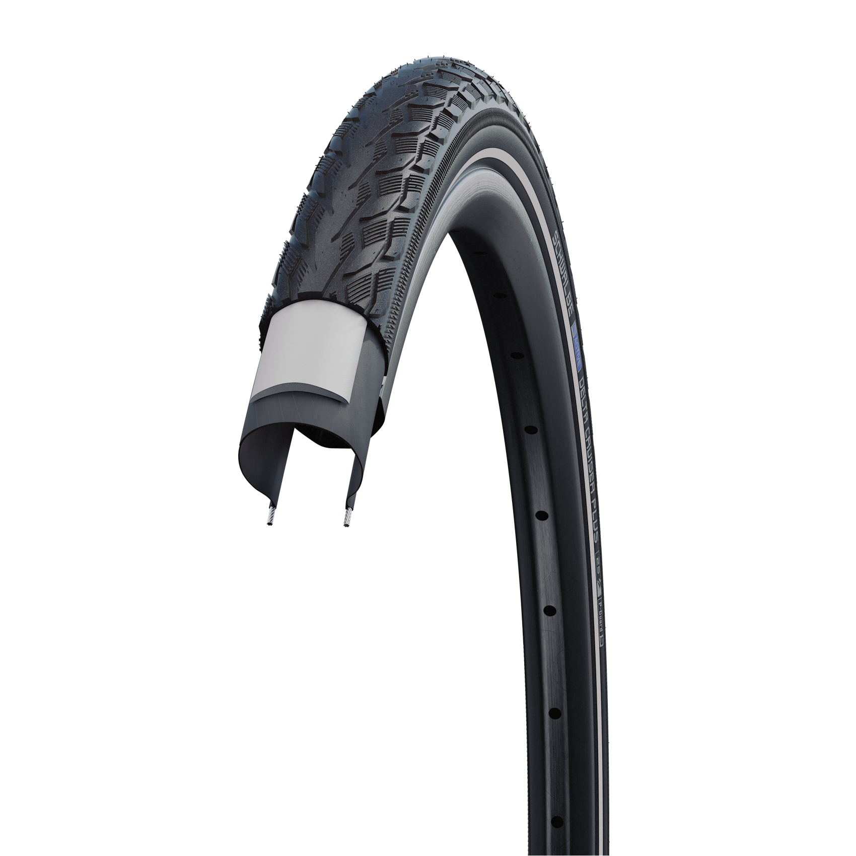 Cruiser delta de pneu extérieur plus 28 pouces 40-622 noir