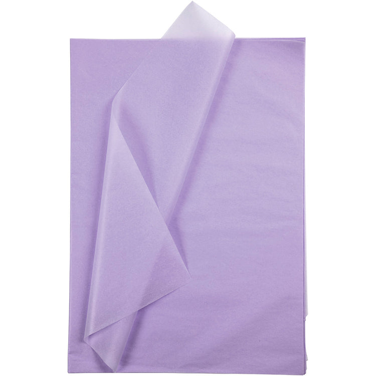 Papier de soie Creativ company, feuille 50x70 cm, 17 gr, violet clair, 25 feuilles 1 boîte