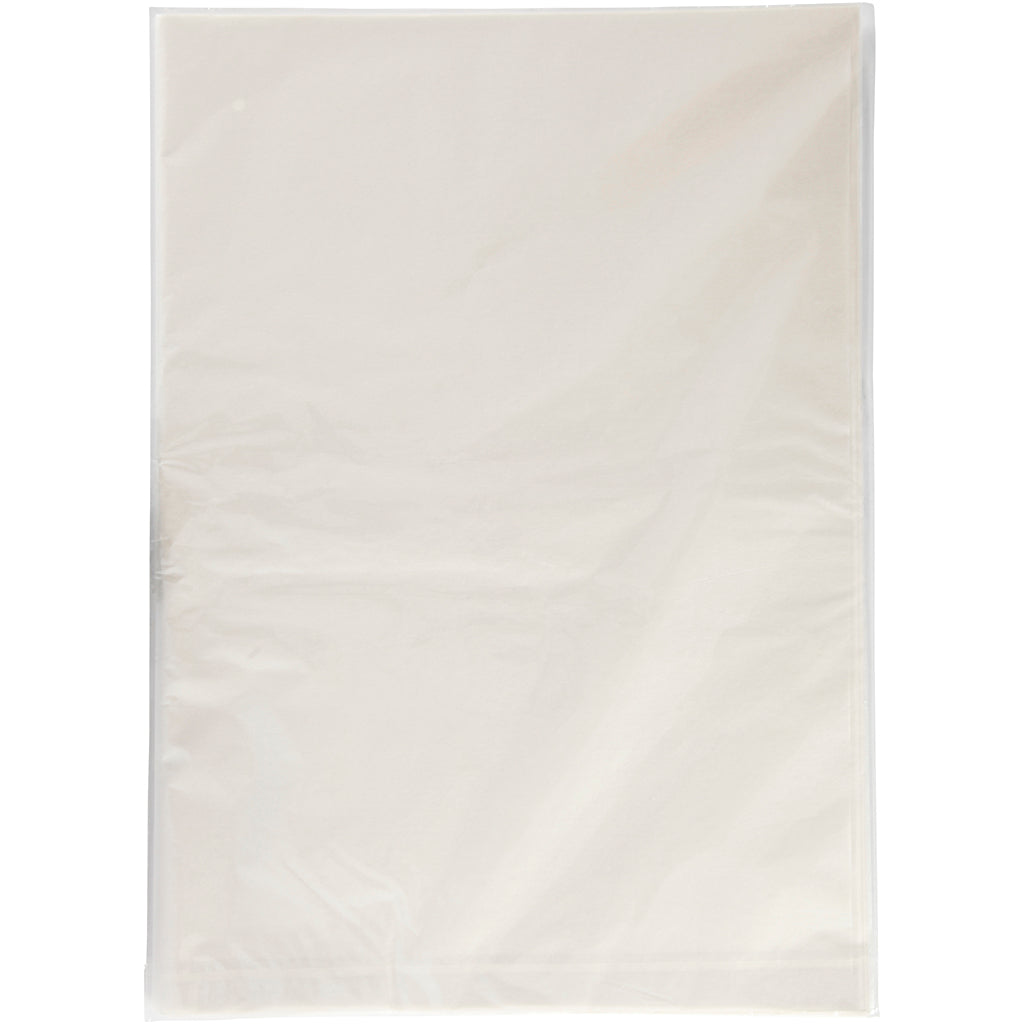 Papier de soie Creativ company, feuille 50x70 cm, 17 gr, nacre, 25 feuilles 1 boîte