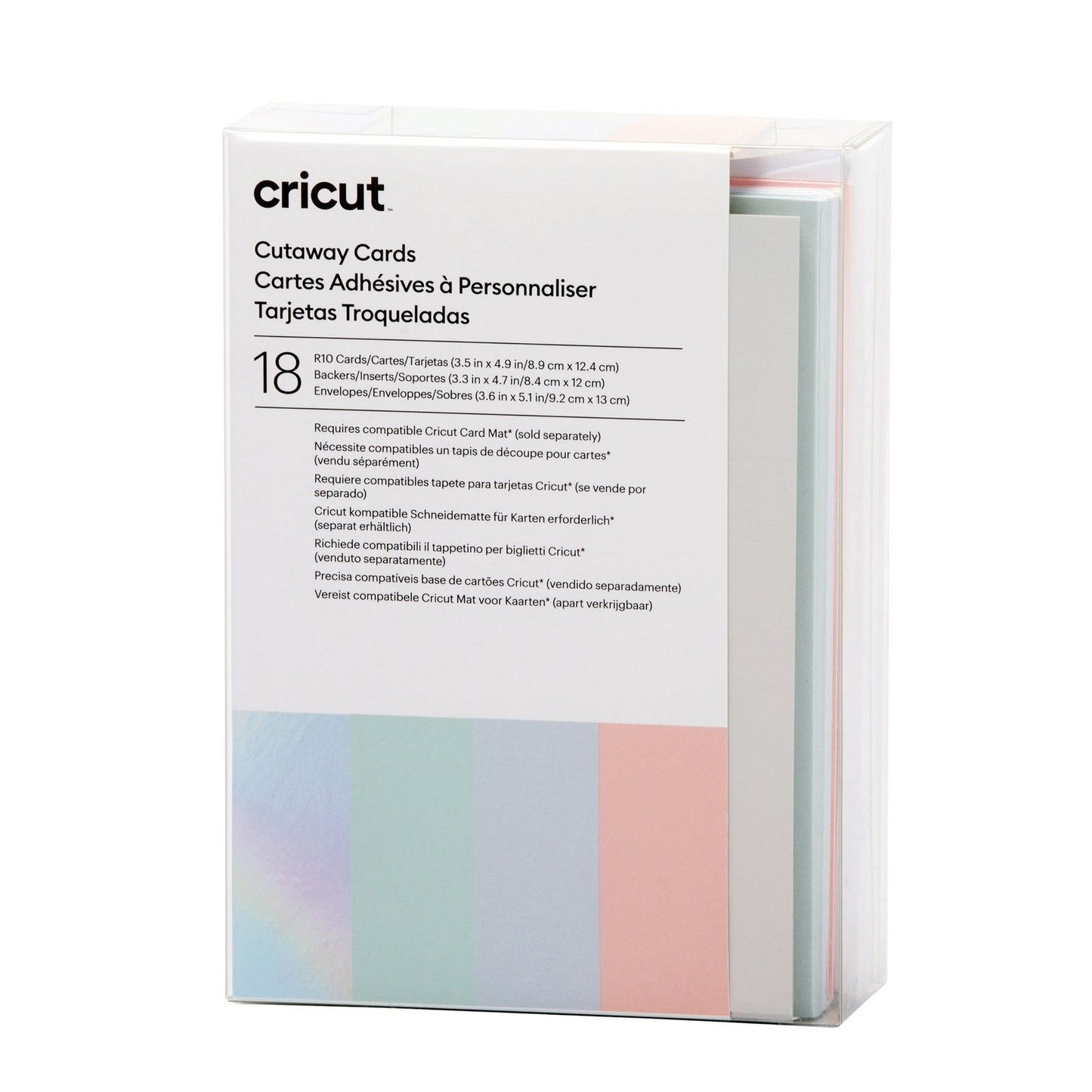 Cricut • cartes en coupe pastel r10