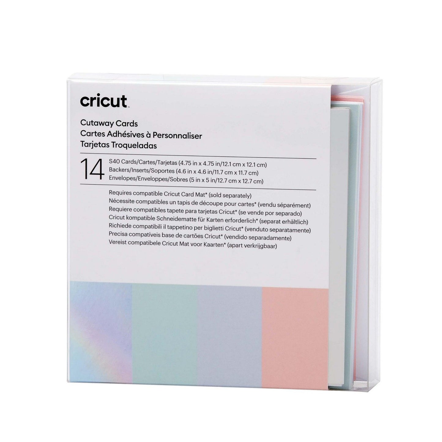 Cricut • cartes en coupe pastel s40