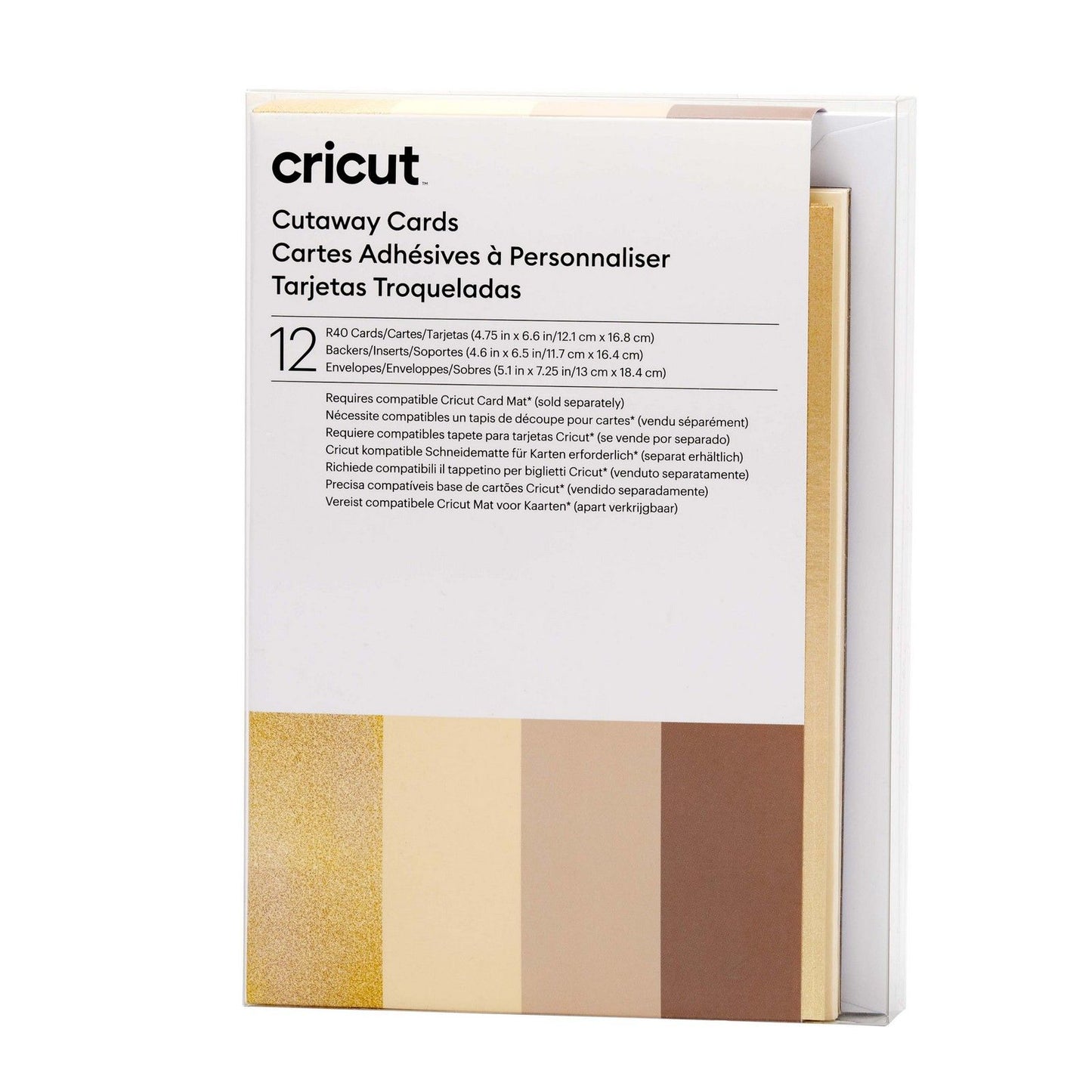 Cricut • cartes en coupe neutres r40