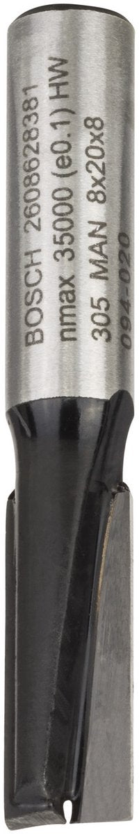 Bosch - fraises en bout 8 mm, d1 8 mm, l 20 mm, g 51 mm