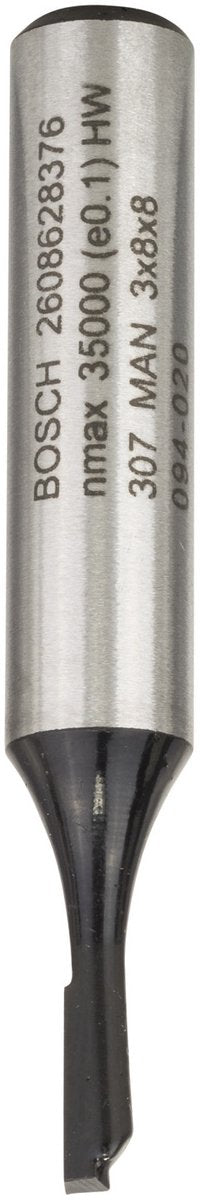 Bosch - fraises en bout 8 mm, d1 3 mm, l 8 mm, g 51 mm