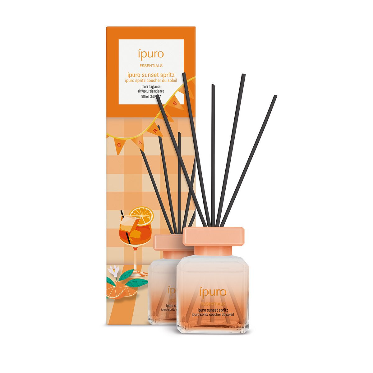 Ipuro diffuseur de parfum coucher de soleil spritz 100ml