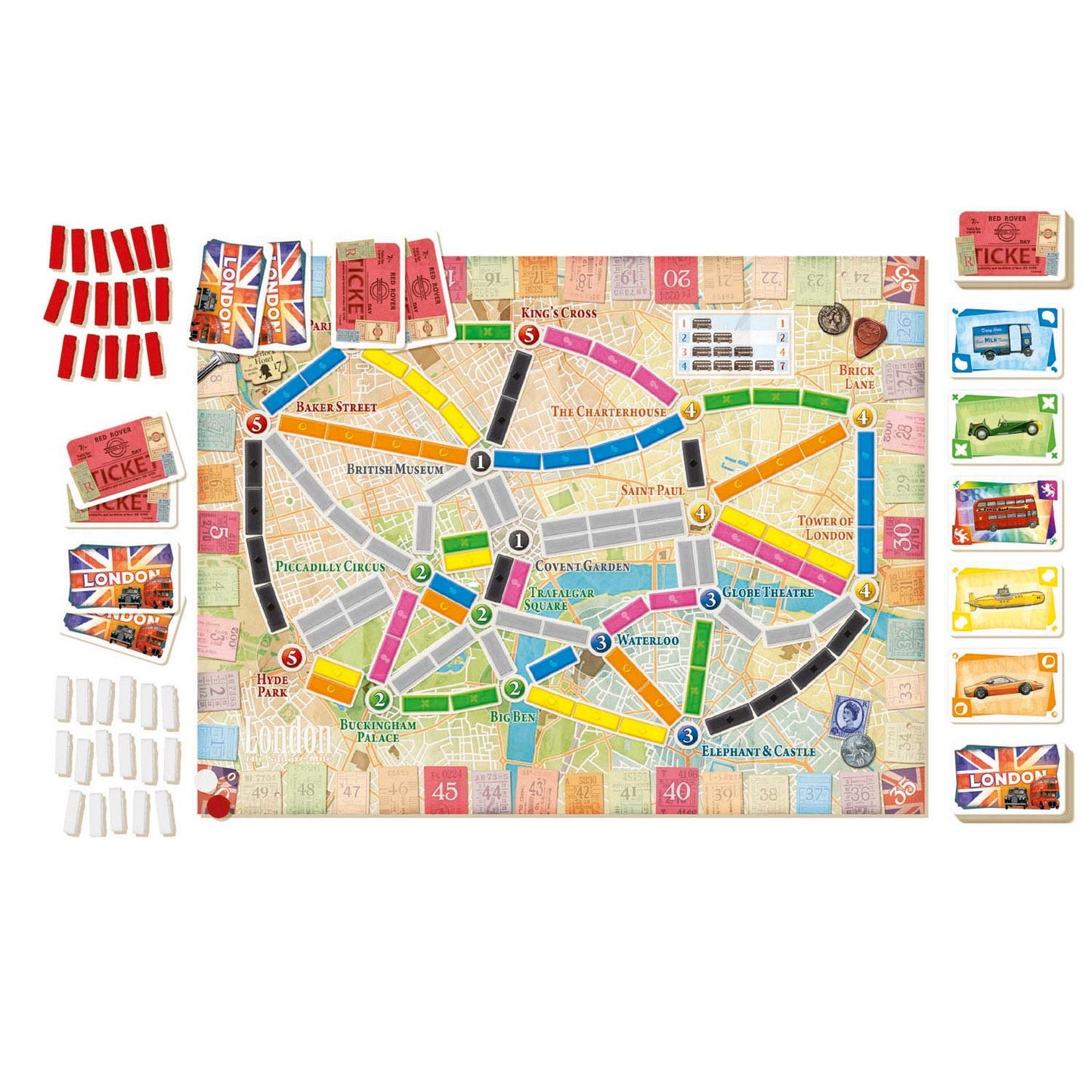 Ticket Asmodee pour monter le jeu de société London
