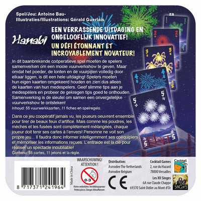 Asmodee hanabi bougie tumbler rafraîchir