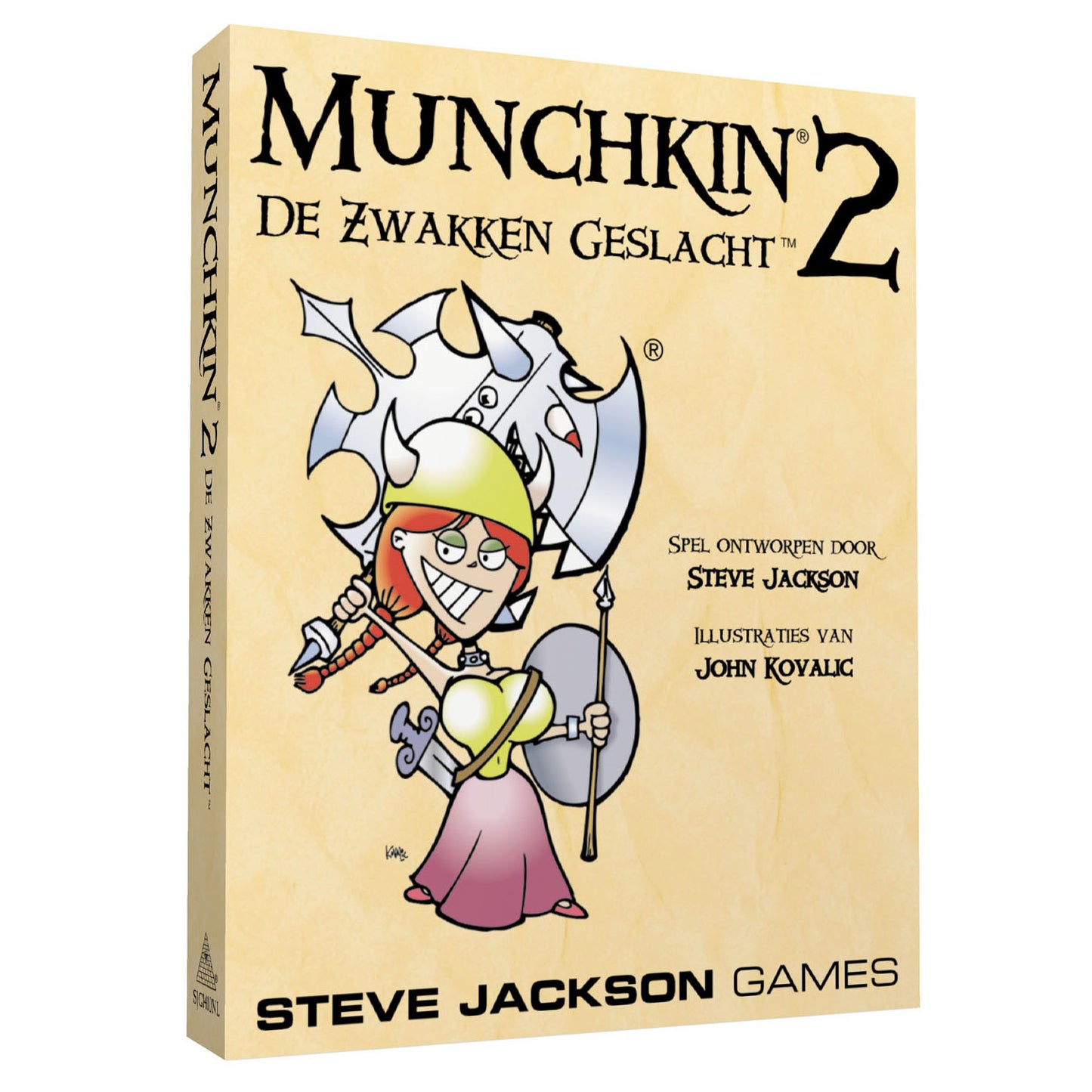 Asmodee Munchkin 2 Le jeu de cartes de sexe faible