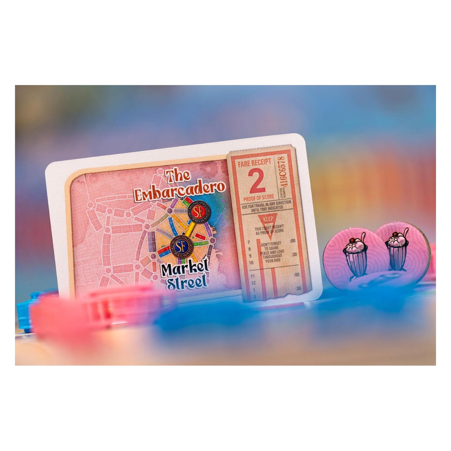Ticket Asmodee pour monter le jeu de société San Francisco