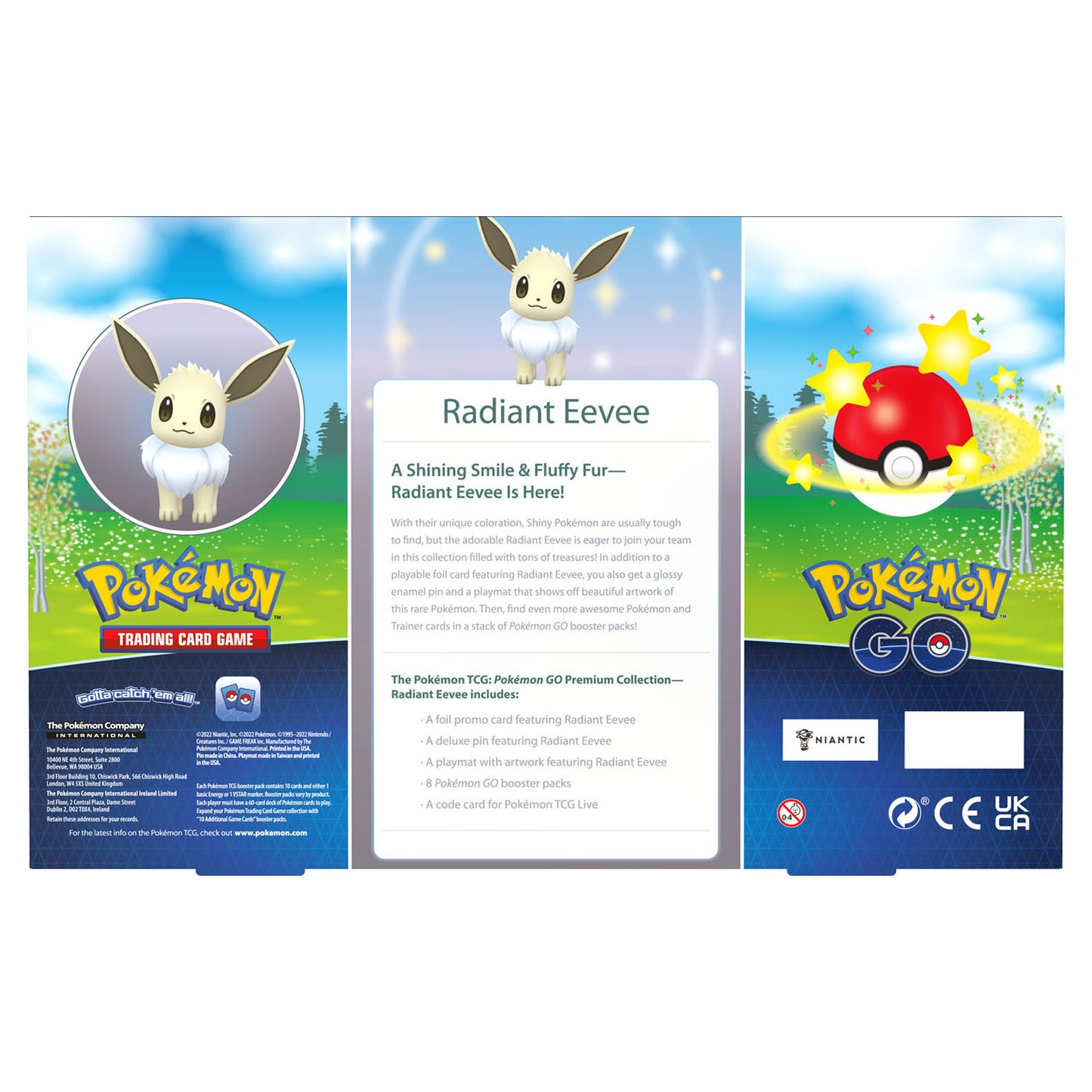 ASMODEE TCG GO COLLECTION Premium Radiant Eevee