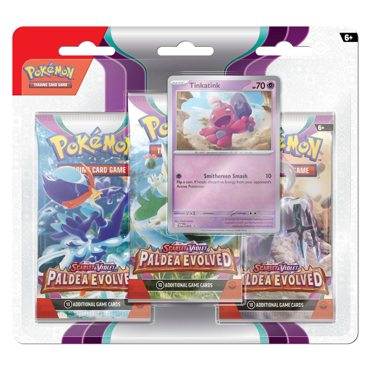Asmodee Pokemon TCG Scarlet Violet Paldea a évolué Booster Tinkatink