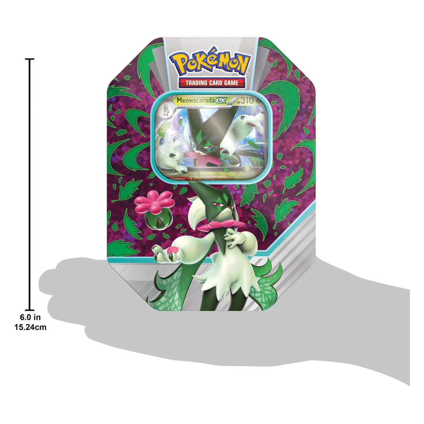 ASMODEE POKEMON TCG PALDEA PARTENERS TIN MEOWSCARADA