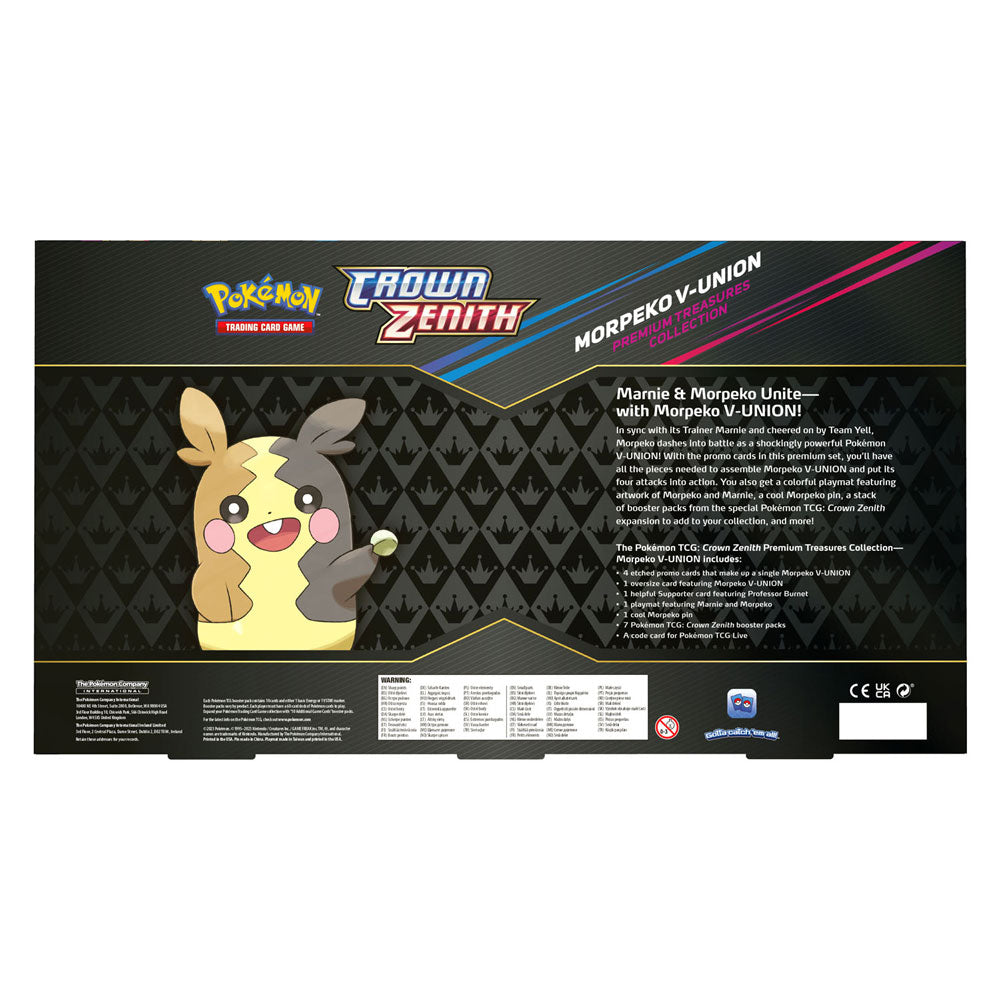 ASMODEE TCG Crown Zenith Morperko V-Union Premium Collection