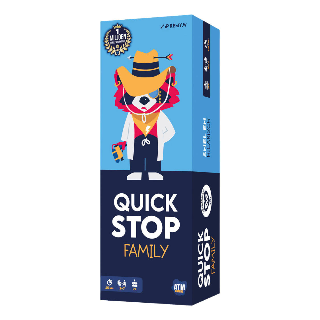 Jeu de cartes rapide familial Asmodee quickstop