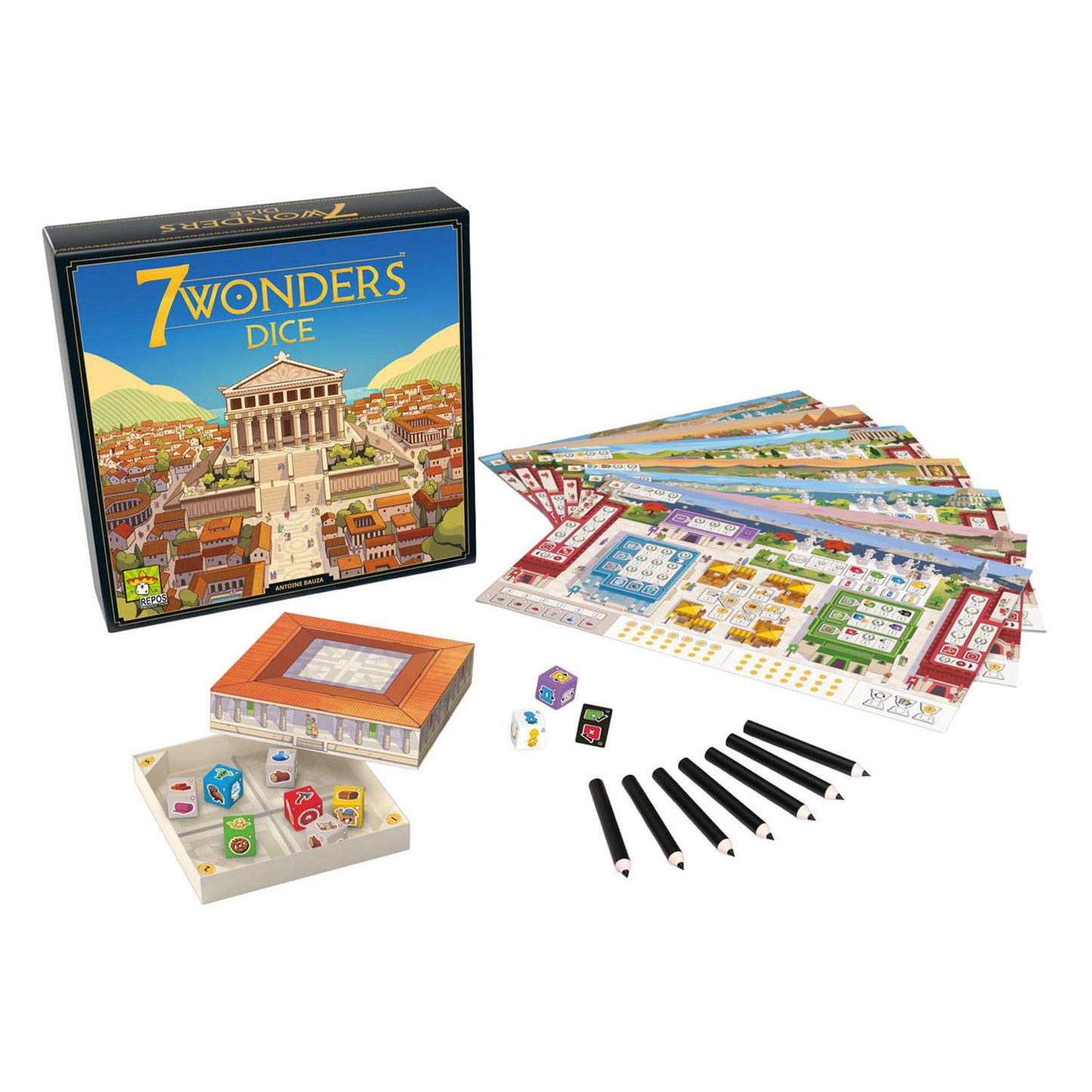 Repos production 7 merveilles jeu de dés
